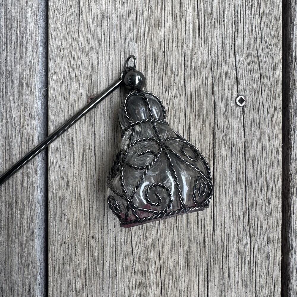 Vintage Fancy Metal Glass Candle Snuffer Boho Candle Accessories